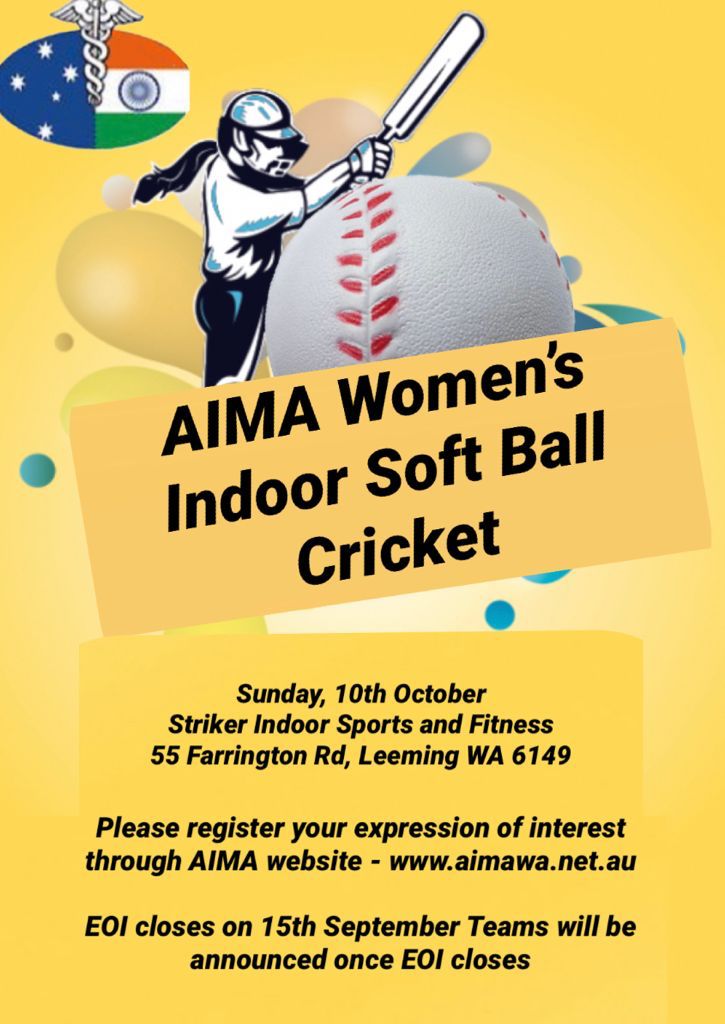AIMA womens indoor soft ball cricket 2021