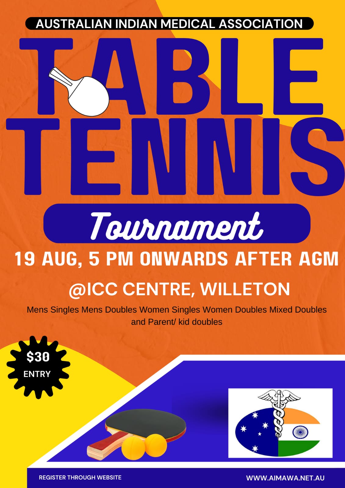 AIMA Table Tennis Tournament 2023