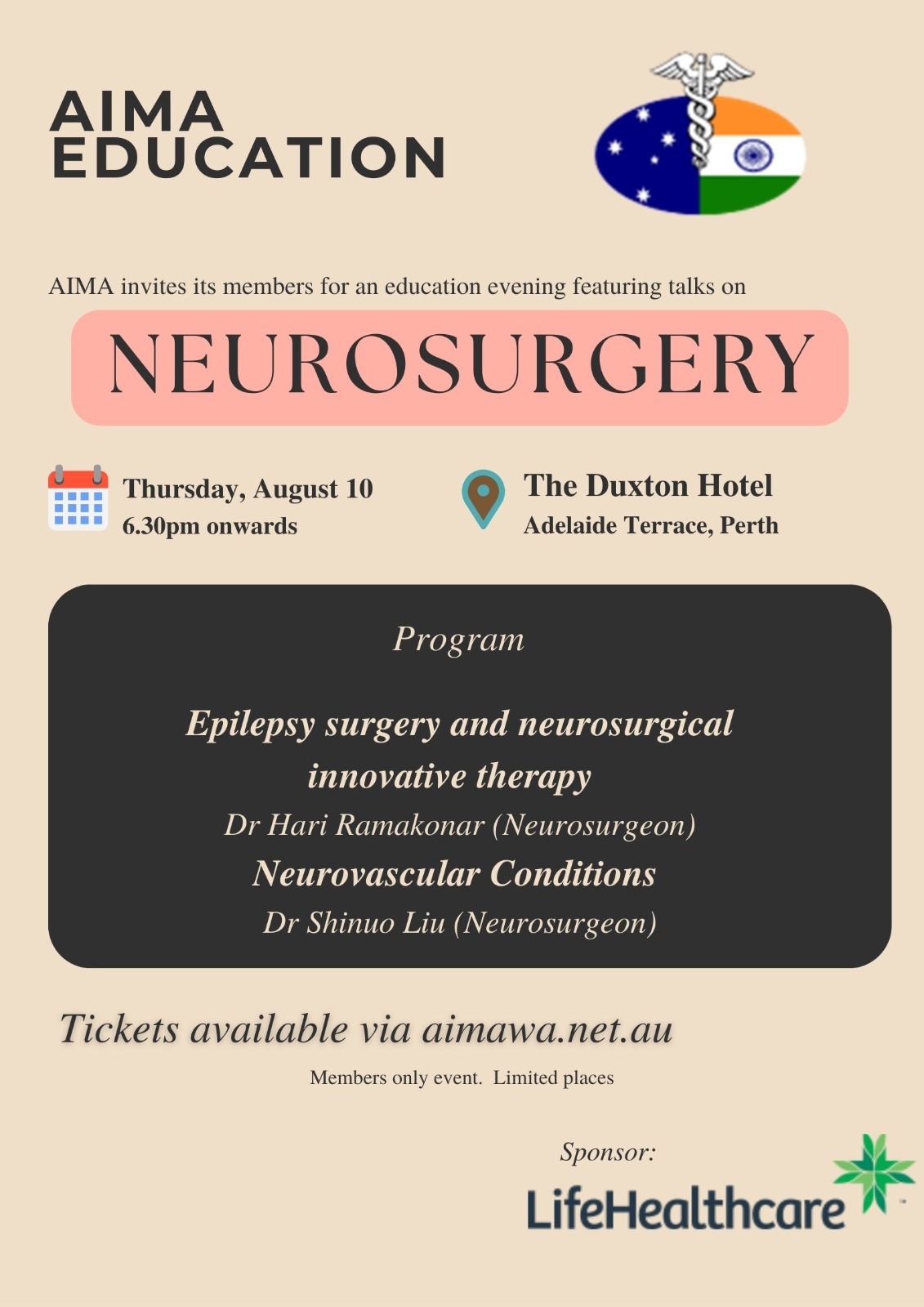 AIMA Education Event – Neurosurgery