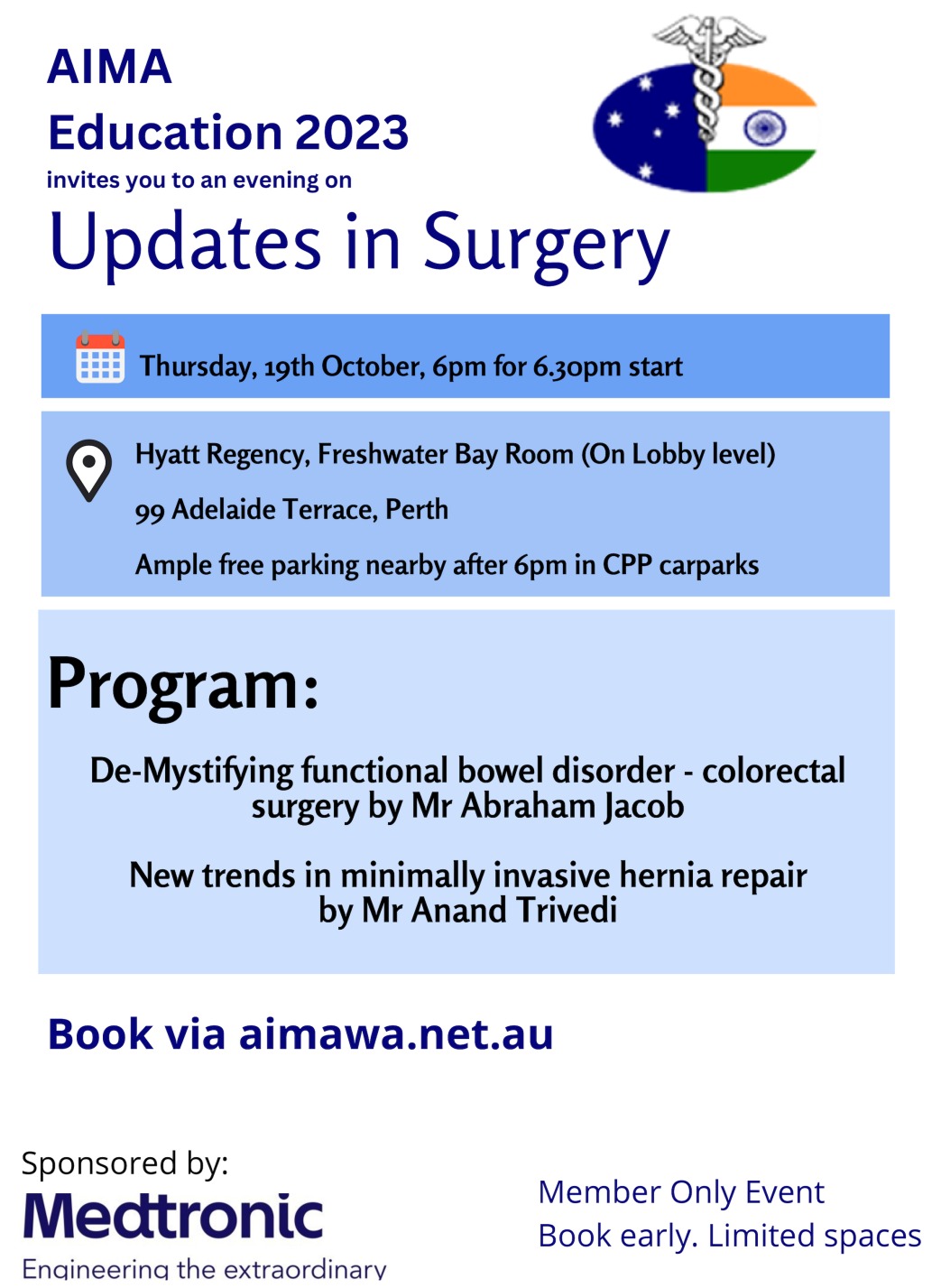 AIMA Education Event – Updates on Surgery